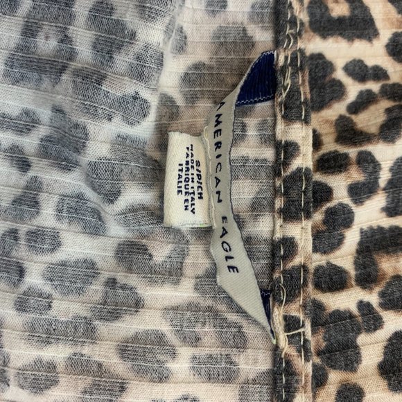 American Eagle Leopard Halter Mini Dress - Picture 3 of 3